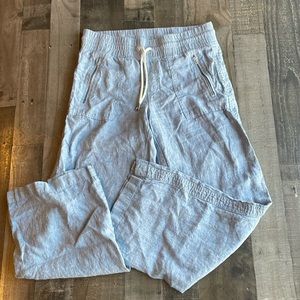 Athleta Cabo linen wide leg pant